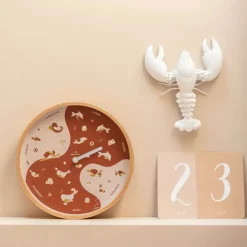 Horloge Semaine Pour Enfant En Bois - Terracota-Ocean Clock Online