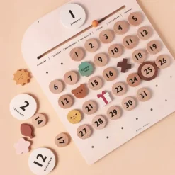Jouet Mon Calendrier En Bois-Moon Picnic New