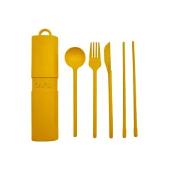 Kit De Couverts Reutilisables Et Nomades En Matiere Biosourcee-Sélectionné par Fleux