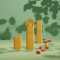 Kit De Couverts Reutilisables Et Nomades En Matiere Biosourcee-Sélectionné par Fleux