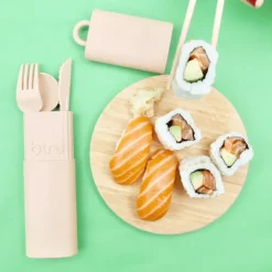 Kit De Couverts Reutilisables Et Nomades En Matiere Biosourcee-Sélectionné par Fleux