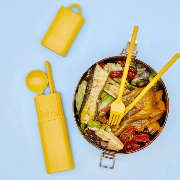 Kit De Couverts Reutilisables Et Nomades En Matiere Biosourcee-Sélectionné par Fleux