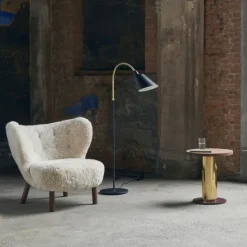 Lampadaire Bellevue - 176 Cm - Noir & Laiton-And Tradition Outlet