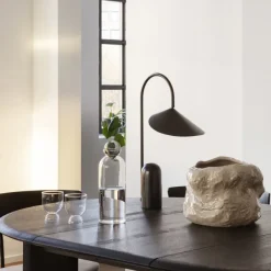 Lampe A Poser Arum H 50 Cm - Noir-Ferm Living