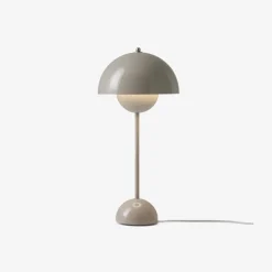 Lampe A Poser Flowerpot Vp3 - Gris Clair-And Tradition Outlet