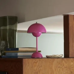 Lampe A Poser Flowerpot Vp9 Sans Fil - Rose Tangy-And Tradition