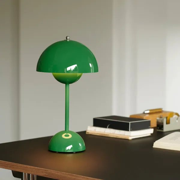 Lampe A Poser Flowerpot Vp9 Sans Fil - Signal Green-And Tradition New