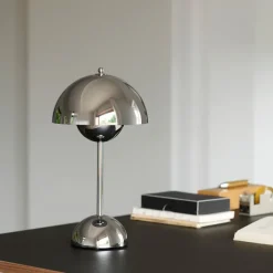 Lampe A Poser Flowerpot Vp9 Sans Fil - Chrome-And Tradition Outlet