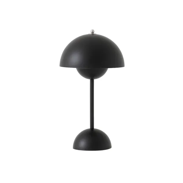Lampe A Poser Sans Fil Flowerpot Vp9 - Noir Mat-And Tradition New