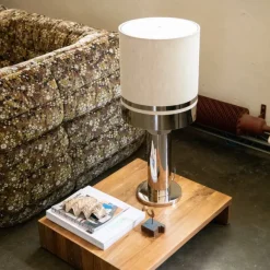 Lampe A Poser Space - O 30 X H 72 Cm - Chrome-HK Living