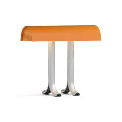 Lampe De Table Anagram - O 14 X H 32,5 Cm - Orange-Hay New