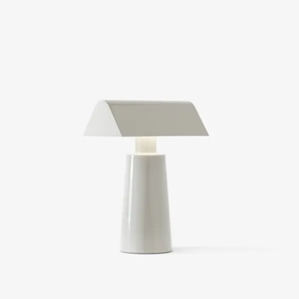 Lampe De Table Caret Mf1 H 22Cm - Gris Soie-And Tradition Online