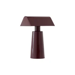 Lampe De Table Caret Mf1 H 22Cm - Bordeaux Fonce-And Tradition Clearance