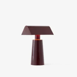 Lampe De Table Caret Mf1 H 22Cm - Bordeaux Fonce-And Tradition Clearance