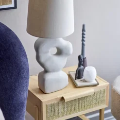 Lampe De Table Cathy En Gres Blanc - L36Xh53Xl25,5Cm-Bloomingville Online