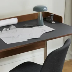 Lampe De Table Como Sc53 H 21Cm - Bleu Pierre-And Tradition Outlet