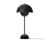 Lampe Flowerpot Noir Mat Vp3 By Verner Panton-And Tradition
