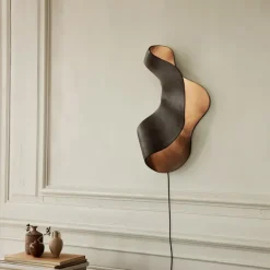 Lampe Murale Oyster - 33,6 X H 60 Cm - Noir-Ferm Living Outlet