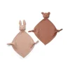 Lot De 2 Doudous Yoko En Coton Biologique - Rose-Liewood Online