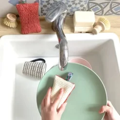 Lot De 3 Eponges Reutilisables - Vert / Bleu / Rouge-Sélectionné par Fleux Hot