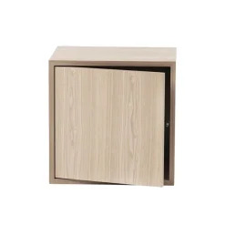 Meuble De Rangement Stacked Chene Avec Porte M-Muuto New
