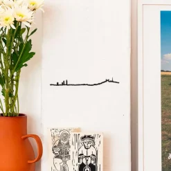 Mini Frise Decorative Lyon - Noir - 19 Cm-The Line New