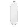 Miroir Poise Oval Metal Noir - H 98 X 28 Cm-Ferm Living Outlet