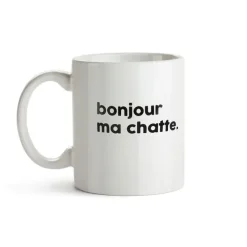 Mug En Porcelaine - Bonjour Ma Chatte-Félicie Aussi Outlet