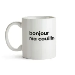Mug En Porcelaine - Bonjour Ma Couille-Félicie Aussi Online