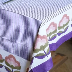 Nappe Bonnard - 170 Cm X 250 Cm - Violet-Sélectionné par Fleux Online