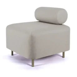 Ottoman Bovari Velours Beige Riviera 21-ENOstudio Best