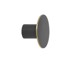 Patere Flat Circle Noir Pm-Ferm Living