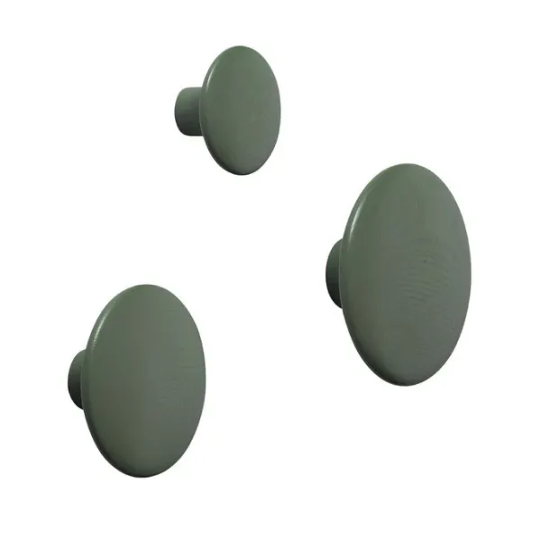 Patere The Dots - Bois Vert Fonce-Muuto New