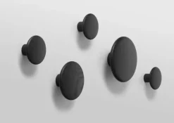 Patere The Dots - Noir-Muuto Outlet