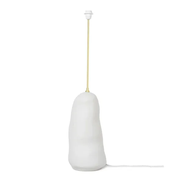 Pied De Lampe Hebe En Ceramique - H 100 Cm - Blanc-Ferm Living Outlet