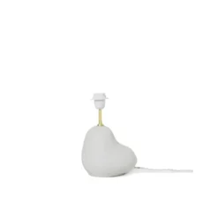 Pied De Lampe Hebe H 30 Cm - Blanc Casse-Ferm Living Discount