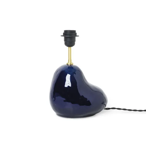 Pied De Lampe Hebe H 30 Cm - Bleu Fonce-Ferm Living Clearance