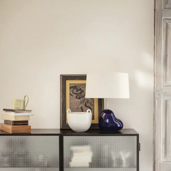 Pied De Lampe Hebe H 30 Cm - Bleu Fonce-Ferm Living Clearance