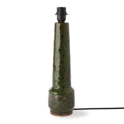 Pied De Lampe Retro En Ceramique - Vert-HK Living Hot