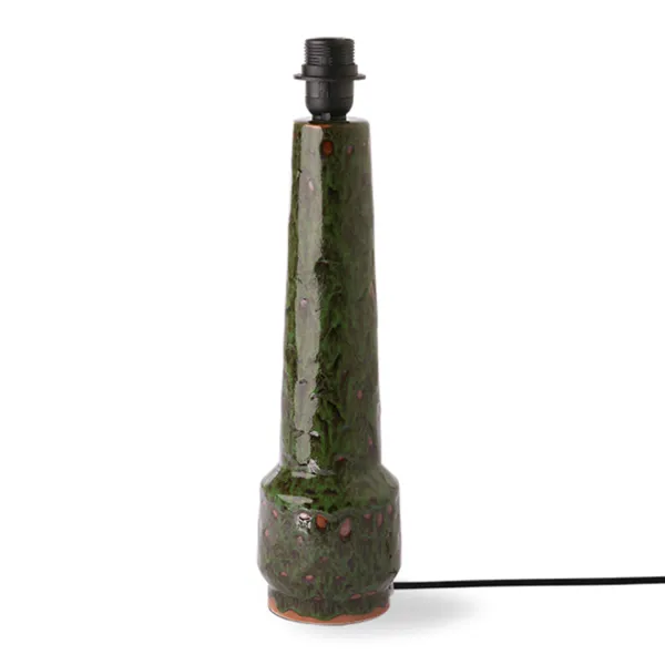 Pied De Lampe Retro En Ceramique - Vert-HK Living Hot
