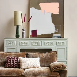 Pied De Lampe Retro En Ceramique - Vert-HK Living Hot