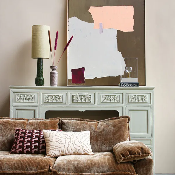 Pied De Lampe Retro En Ceramique - Vert-HK Living Hot