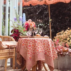 Plaid Leopard En Coton - Rose-Doing Goods