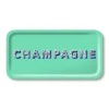 Plateau Champagne - 43 X 22 Cm - Seafoam-Sélectionné par Fleux Discount
