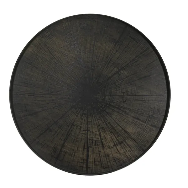 Plateau En Bois Black Slide - O 92 Cm-Ethnicraft Online