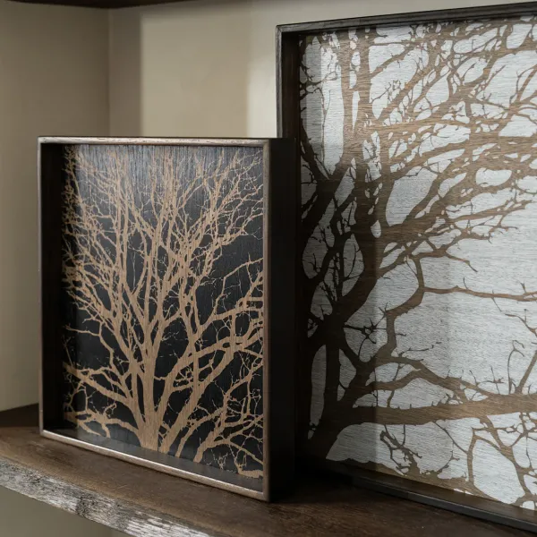 Plateau En Bois Black Slice - Marron-Ethnicraft Best