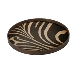 Plateau En Bois Peint - Folk - O 61 Cm-Ethnicraft Discount