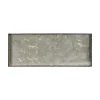 Plateau En Verre Fossil Organic - Gris-Ethnicraft New