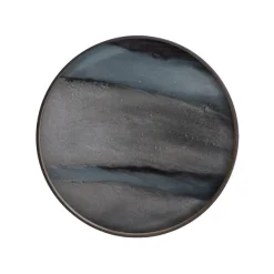 Plateau En Verre Graphite Organic - O 61 Cm-Ethnicraft Best