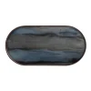 Plateau En Verre Graphite - Organic Glass Oblong - L 71 Cm-Ethnicraft Clearance